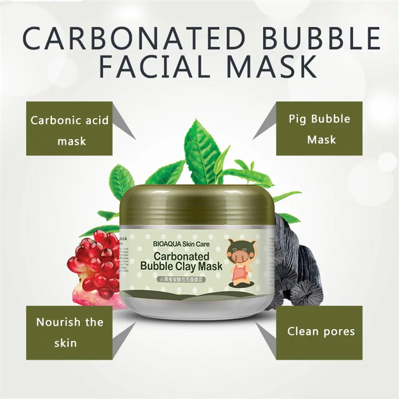 2 шт газированная пузырчатая глина и питательный Коллаген маска для лица эластичный уход за кожей осветляющая влажная маска для ухода за кожей лица