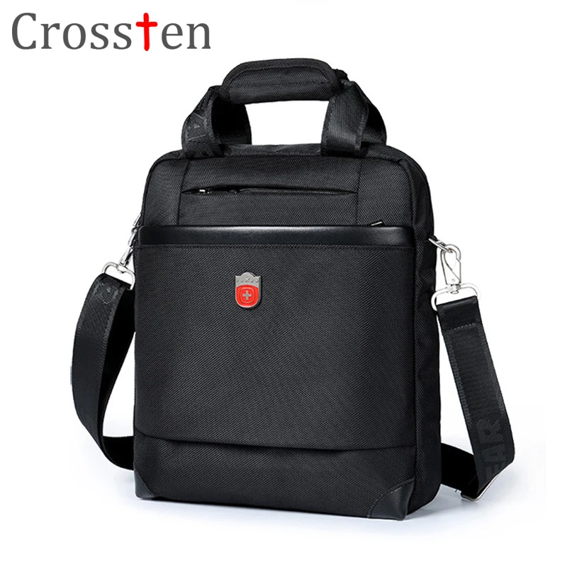 

Crossten Tablet PC bag Briefcase for 13.3" ipad Pro Shoulder Bag Men's Messenger bags 1680D Nylon Waterproof fabric