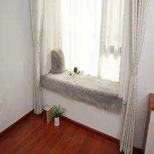 Прямоугольник пушистые длинные Искусственный мех искусственной кожи стул Чехлы для диванов Ковры Коврики области Ковры жизни Спальня украшения дома белый