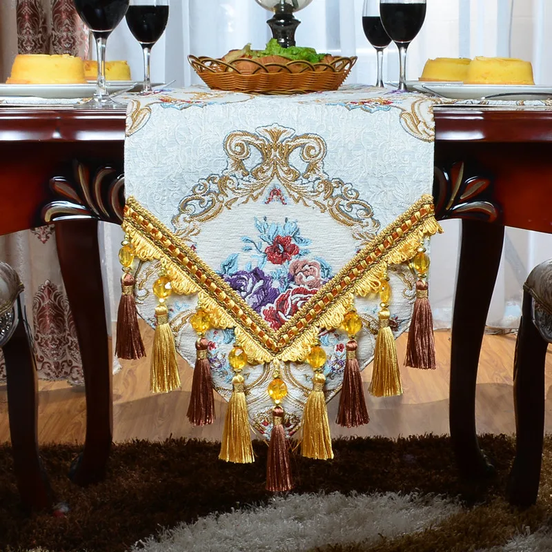 High-end table flag European luxury coffee table runner,Home Decoration High-end table flag European luxury coffee table runner,Home Decoration