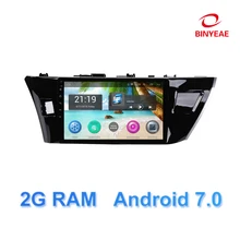 10.1″ Android 7.0 Car DVD Multimedia Player GPS For Toyota Corolla 2014 2015 2016 audio car radio stereo navigator bluetooth