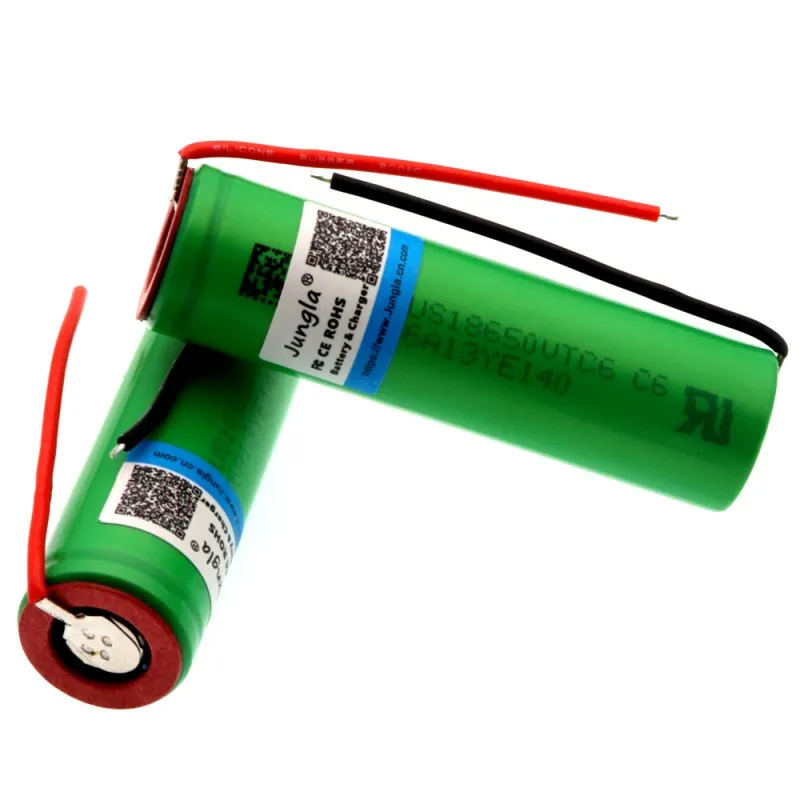 Новинка 18650 VTC6+ diy сварочная проволока 3,7 V 3000mAh 18650 литий-ионная батарея 30A разряда для шуруповерта и инструментов батареи fe13
