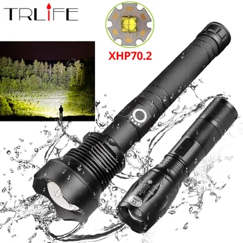

Super Bright Lamp xhp70.2 most powerful flashlight usb Zoom led torch xhp70 xhp50 18650 or 26650 battery Best Camping, Cycling