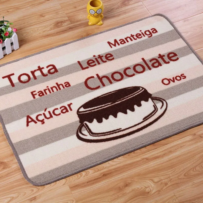 Awesome Tapis De Cuisine Ikea #8: Aliexpress.com: Acheter Motif De Fruits Pour Tapis Ikea 90% Polyester Tapis Pour Cuisine Imprimé Résistant à Lu0027usure Salon Tapis De Sol Tapis Vert Ikea De ...