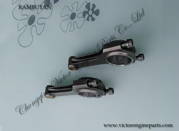 

155mm H-Beam Forged racing connecting rods conrods without bolts for TURBO con rod