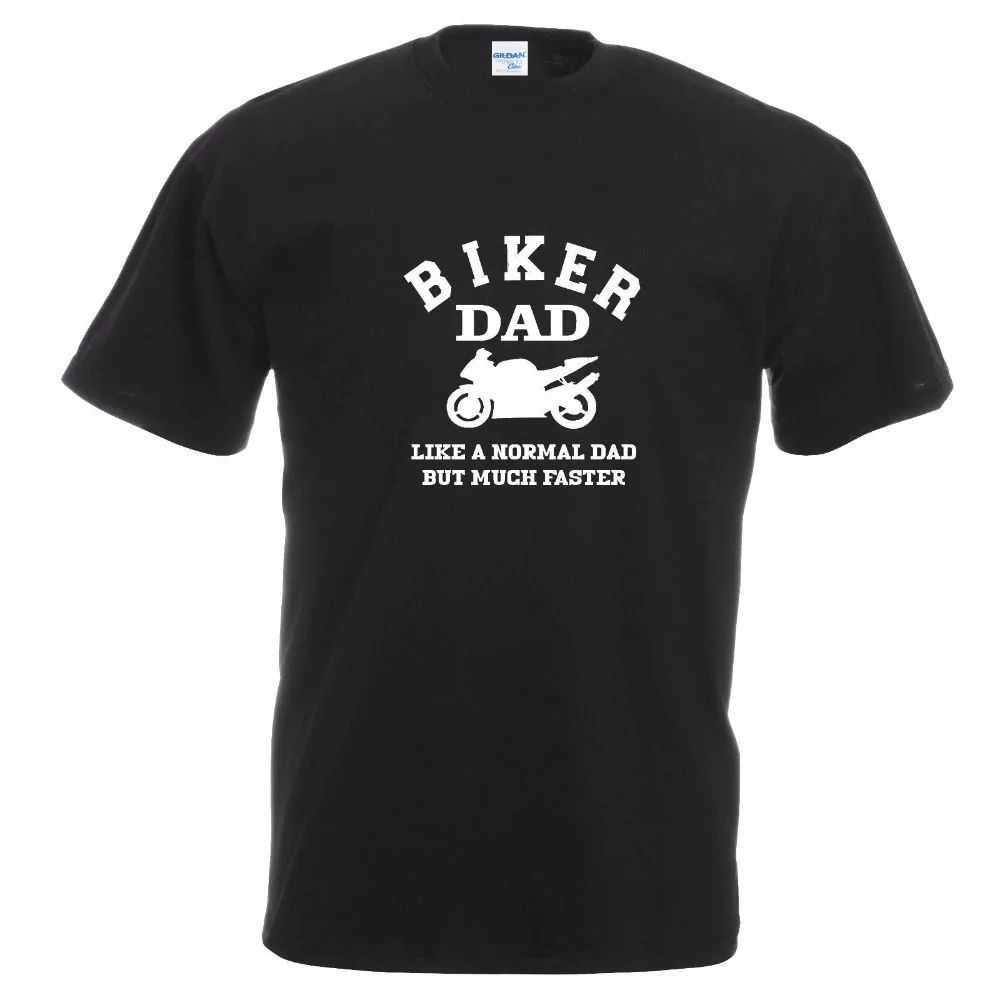 High Quality Personality Funny Biker Tee Shirt Dad Tee Tshirt Motorbike