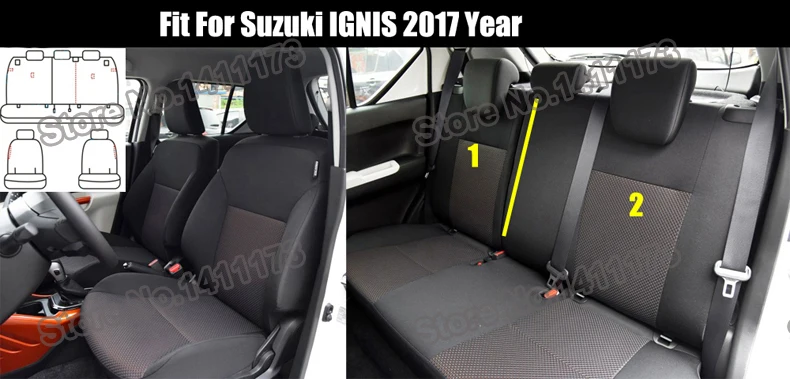 973 car seat covers set 