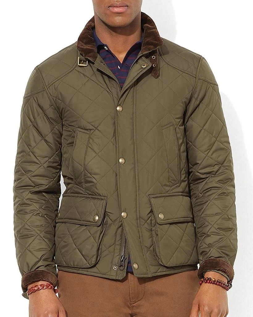 polo diamond quilted jacket