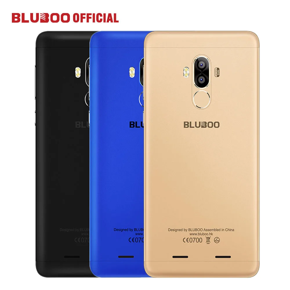 BLUBOO D1 Mobile Phone 5 0 inch HD 8MP Dual Back Camera MTK6580 Quad Core 2G