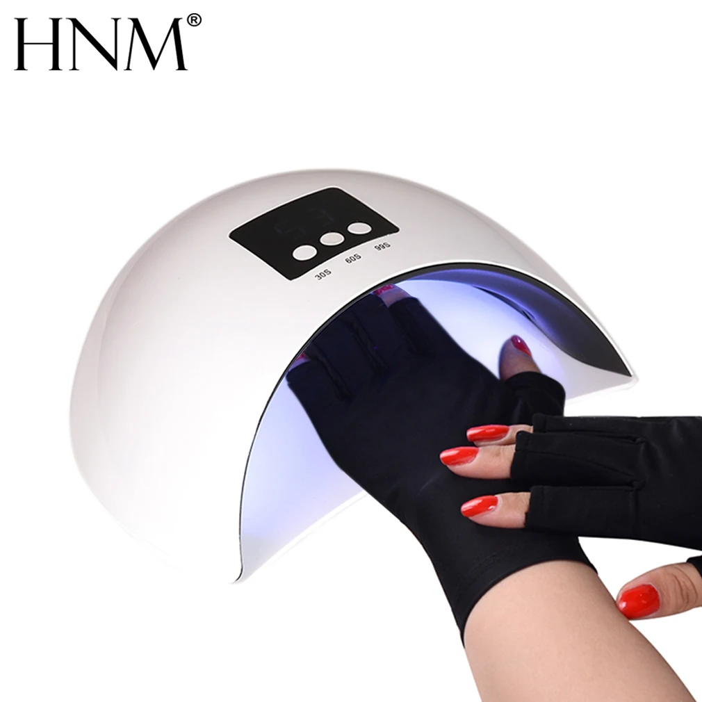 

HNM Manicure Set Nail Extension Kit 36W UV LED Lamp With Nails Anti UV Gloves Nail Gel Polish Tools Kit Nail Art Manicure Sets