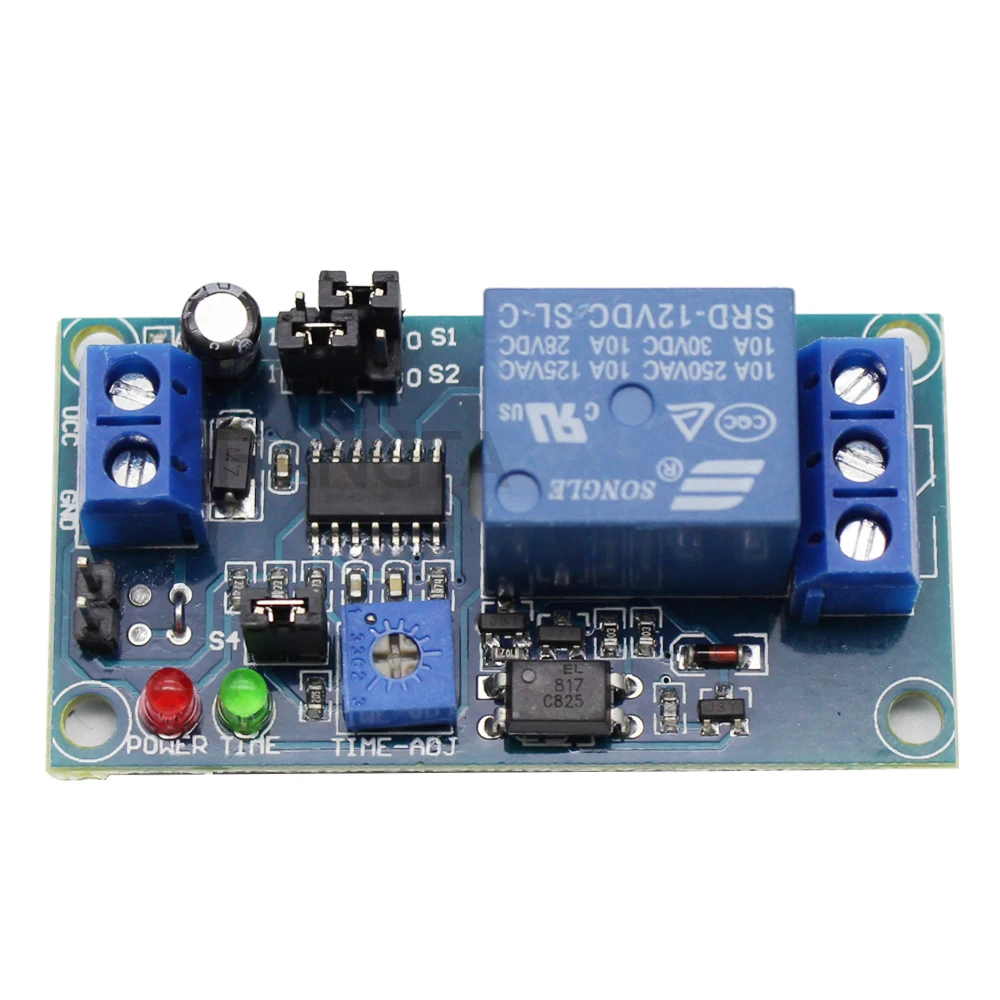 Time Delay Relay Module 12V DC Delay Relay Delay Turn off Switch Module with Timer