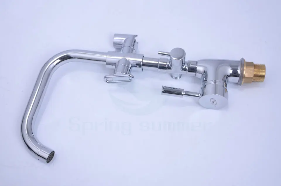 SPRING SUMMER Brass mixer tap cold water kitchen faucet kitchen sink Multifunction shower