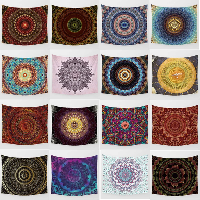 Hot Sale Custom Large Mandala Tapestries Wall Hanging Tapestry Home 