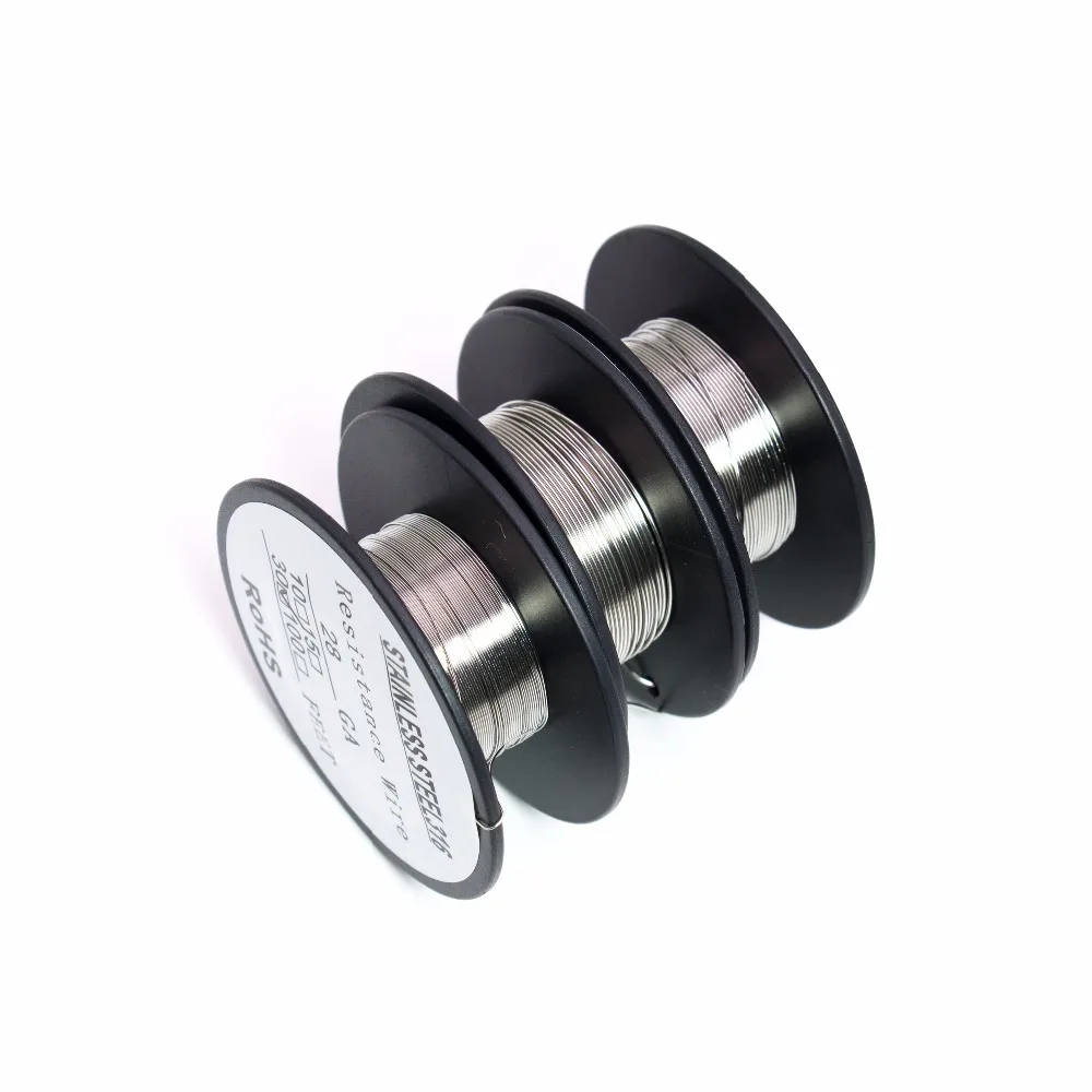 10 м/рулон термокатушка из нержавеющей стали 22/24/26/28/30/32GA|ss316l wire|heating coilstainless steel wire