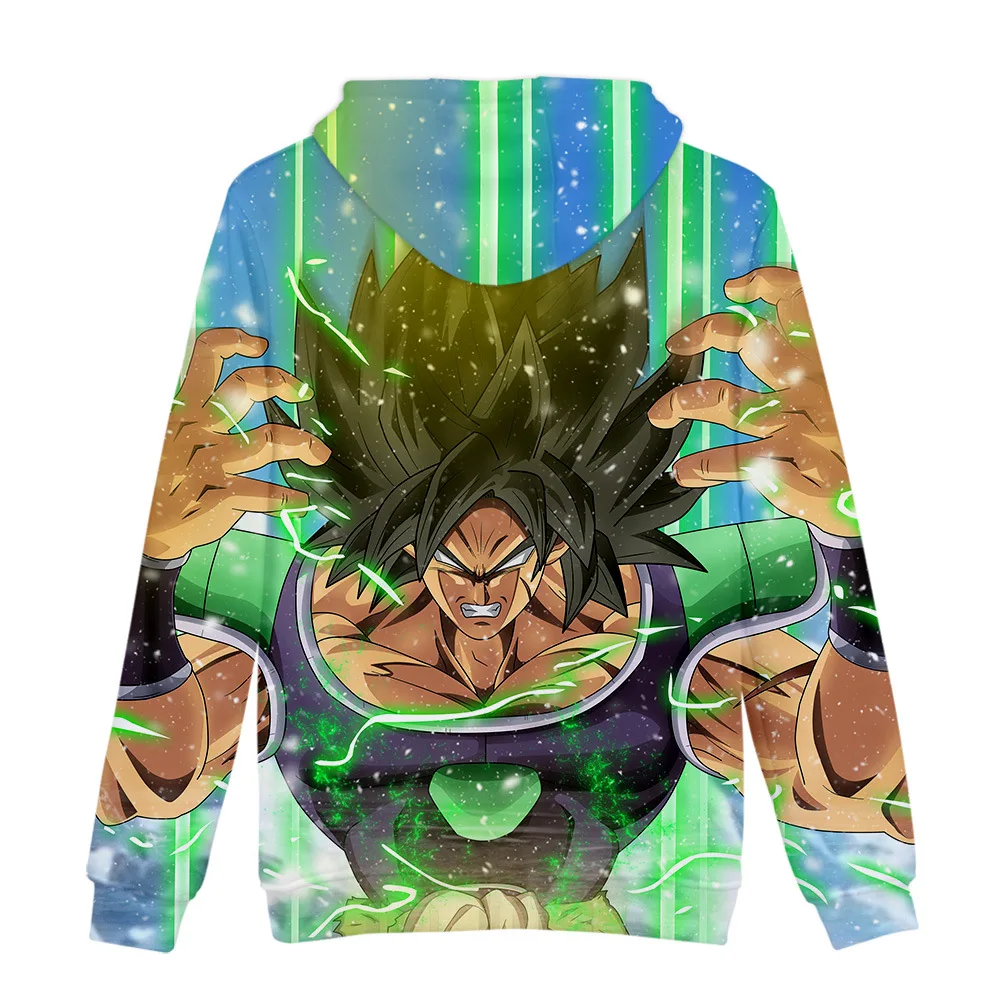 Anime Hoodie Dragon Ball Z Pocket Hooded Sweatshirt Kid Goku 3D Hoodies Pullovers Men Women Long Sleeve Outerwear Poleron Hombre