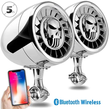 

Aileap SPK500L High Performance 5 Inches Waterproof ATV / UTV / RZR Motorcycle Bluetooth Speaker Heavy Bass Boat Audio System