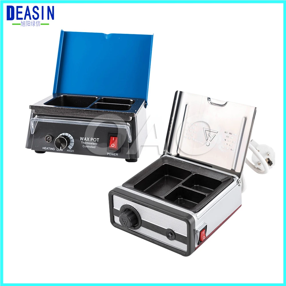2018 Deasin Dentist Lab Equipment Dental 3 Well Analog Wax Melting