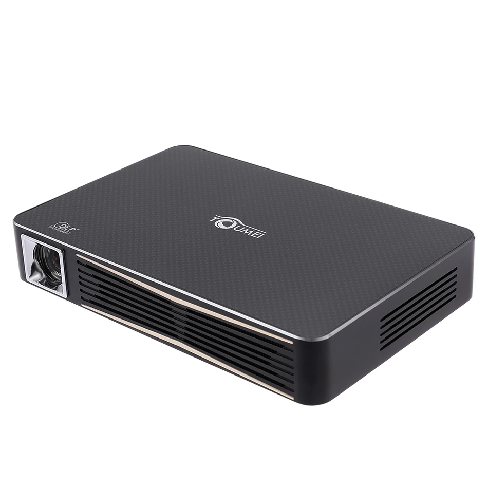 

TOUMEI V3 LCD Projector 300 Lumens 1280 x 800 Pixels Wireless Bluetooth 4.0 WiFi Android V4.4 1080P HD 3D Smart Media Player