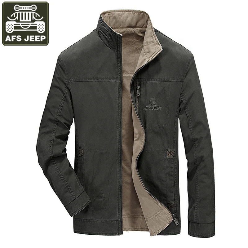 AFS JEEP, брендовая одежда, мужская куртка, пальто, Jaqueta Masculina, двойная одежда, ветровка, весна-осень, мужские куртки-бомберы, Veste Homme