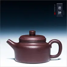 210 мл Исин чайные горшочки оригинальная чистая ручная работа, из фиолетовой глины чайник кунг-фу чайник аутентичный из фиолетовой глины чайник