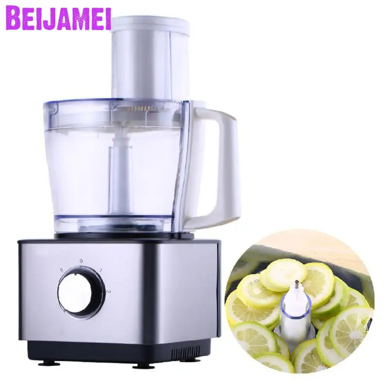 

BEIJAMEI Коммерческая терка для лимонов нарезки бытовой электрический резак для фруктов и овощей