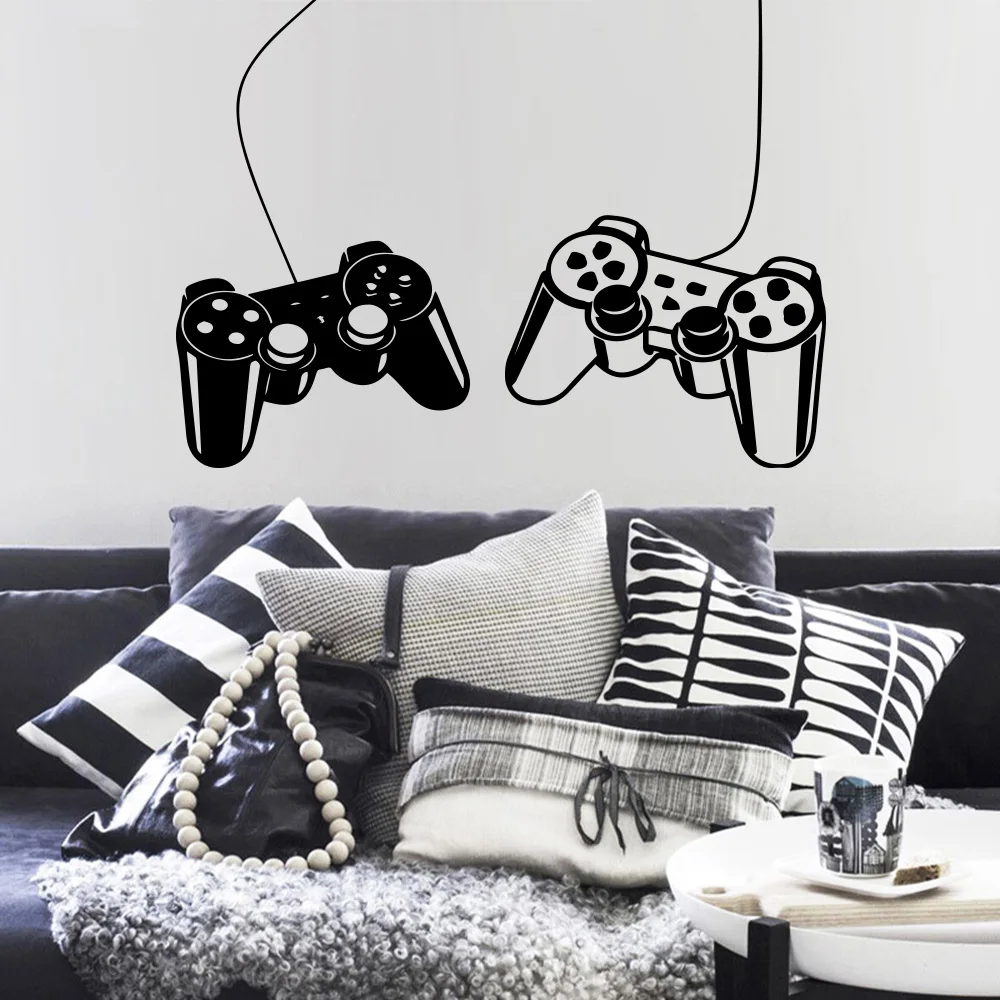 

Creative Video Game Sticker Vinyl Wall Decals for Kids Room Nursery Gamer Room Decor Art Mural Play Decal Gaming Poster LW36