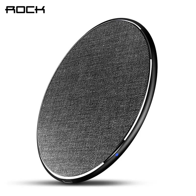 Беспроводное зарядное устройство ROCK 10W Qi для iPhone XS X XR MAX 8 Быстрое беспроводное
