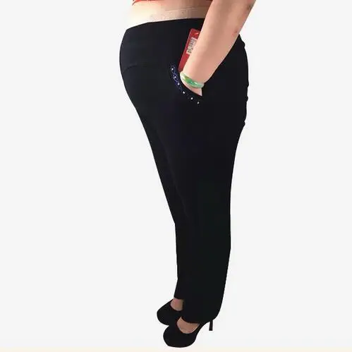 Женские Длинные Брюки Капри винтажные большие размеры 7XL 6XL DJ242 2019|Брюки |