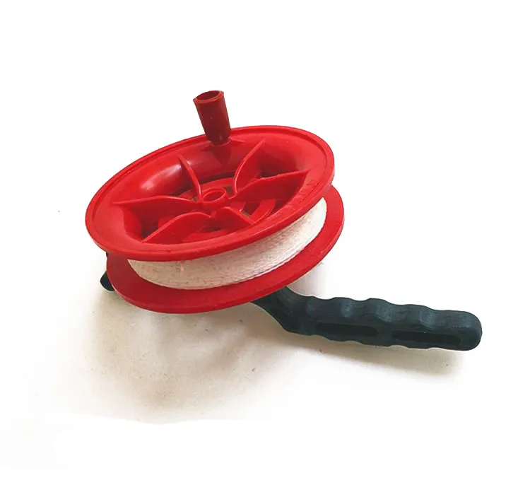 

New line length 100M Twisted String Line Red Wheel Kite Reel Winder Outdoor Round Grip for Kite Accessories High Quality Gift