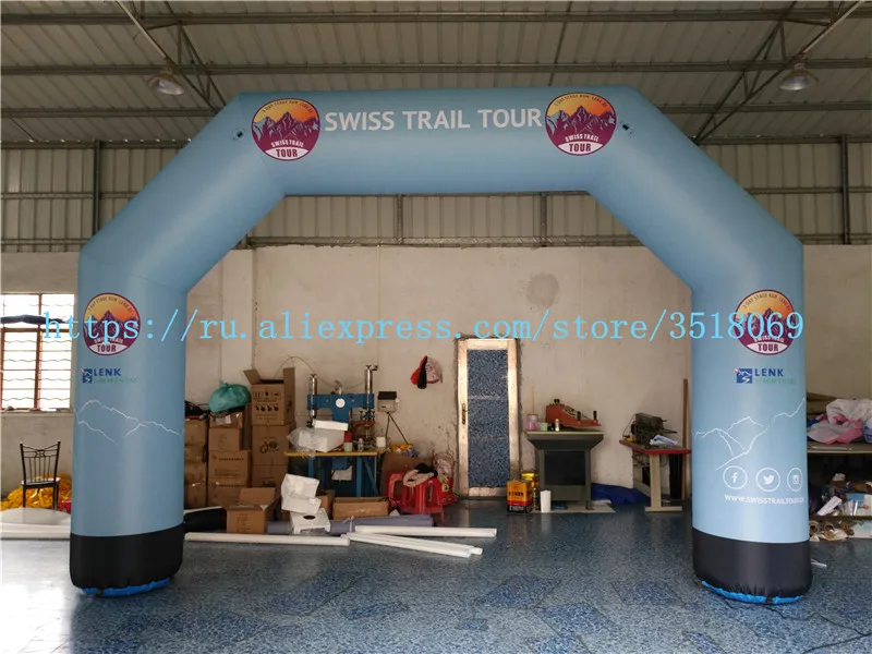 

Sell the inexpensive 5.6/3.8m Oxford cloth inflatable arch with built-in fans for commercial campaigns or other USES