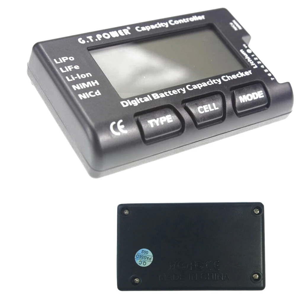 

G.T.Power 2-7S Digital Battery Capacity Checker Controller Tester for LiPo Li-ion NiMH Nicd Voltage Balance View
