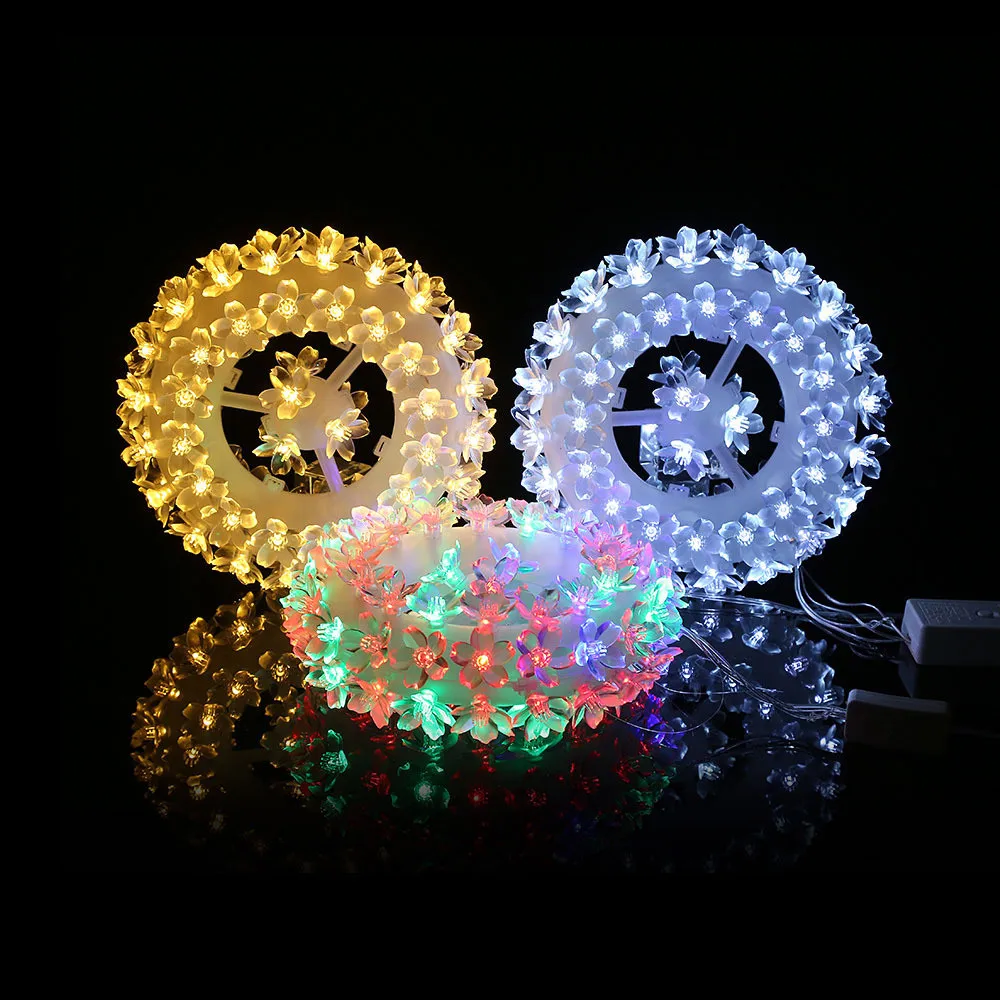 European regulations 0.7 m LED Tire String Lights Party Wedding Garden Outdoor Christmas Decor