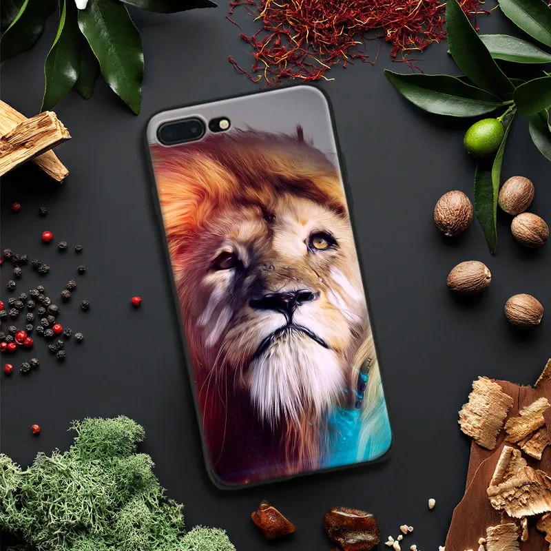 

Amazing lion abstract Art Pattern Tpu Soft Silicone Phone Case Cover Shell For Apple IPhone 5 5s SE 6 6s 7 8 Plus X 10