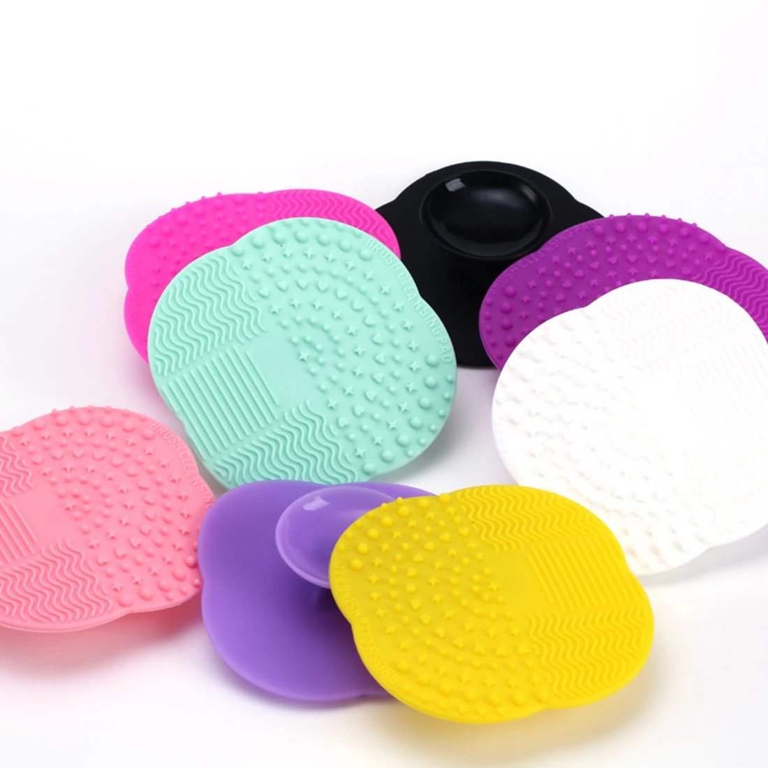 1 PC 8Colors Silicone Make Up Washing Brush Gel Cleaner Scrubber Tool