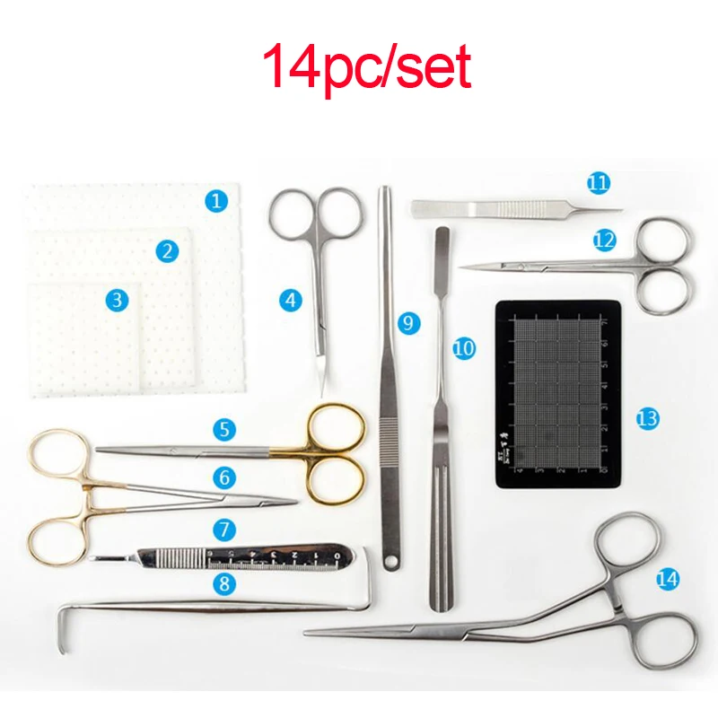 

Nasal plastic surgery instrument set14pc/set