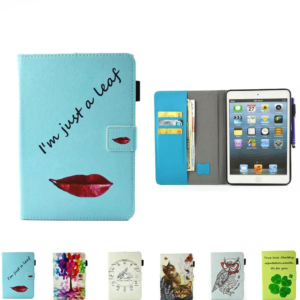 Sleeve Bags For Ipad MIni 5 Mini 2019 Tablet PU Leather Flip Stand