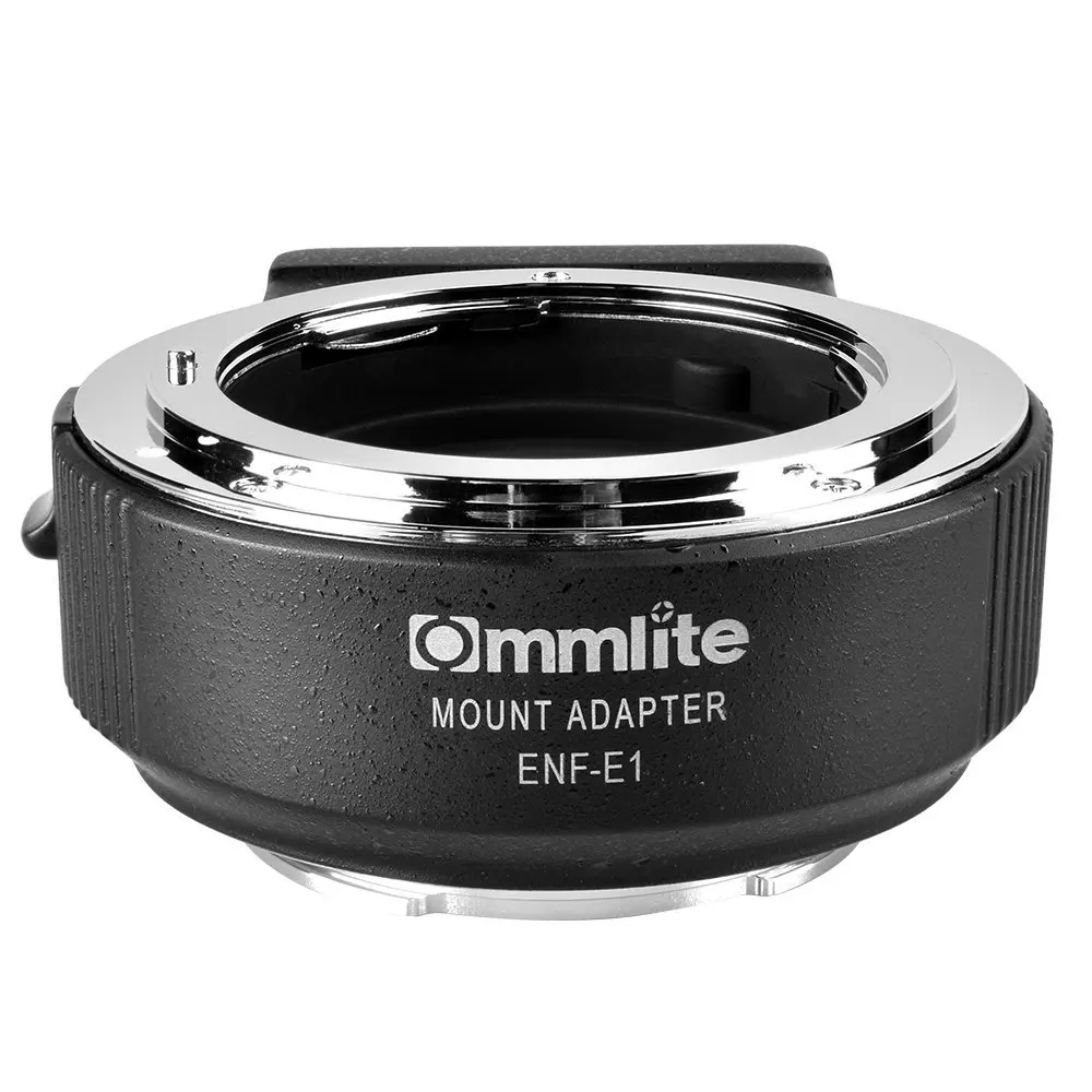 

Commlite CM-ENF-E1 PRO Auto Focus Lens Mount Adapter for Nikon F Lens only for Sony E Mount A7R2 A7II A6300 A6500 A7R Mark II