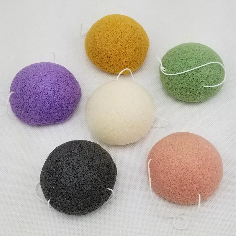 Мягкое очищающее средство для лица Puff Natural Konjac Konnyaku спонжи макияжа Экологически