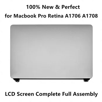 

Genuine New for Macbook Pro Retina 13" A1706 EMC 3163 A1708 EMC 2978 LCD Screen Complete Full Assembly Space Grey Silver Color