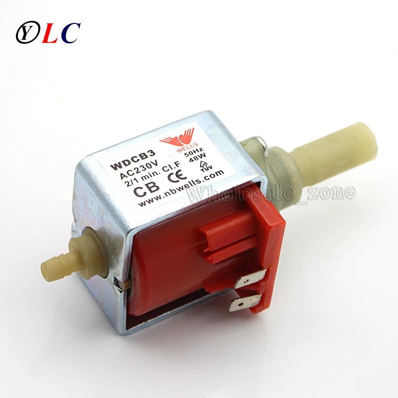 AC 230V 240V 48W G1/8 'плунжерный электромагнитный насос для кофемашины/электрические