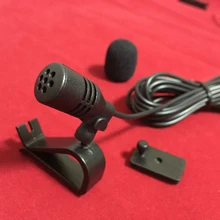 CM-015 Профессиональный мини проводной внешний автомобильный микрофон для автомобиля dvd-плеер и автомобиля Bluetooth с помощью 3 м кабель с 3,5 мм моно Джек