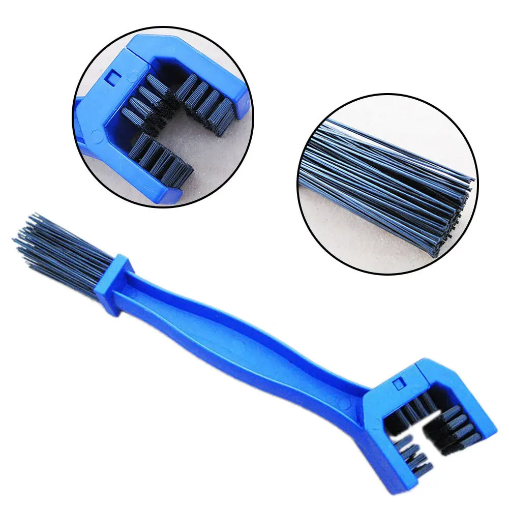Discount Bike Cleaning Brush Chain Motorcycle Chain Cleaner Plastic Bike Bicycle Moto Brush Cycling Clean Cleaner Outdoor Scrubber Tool 4