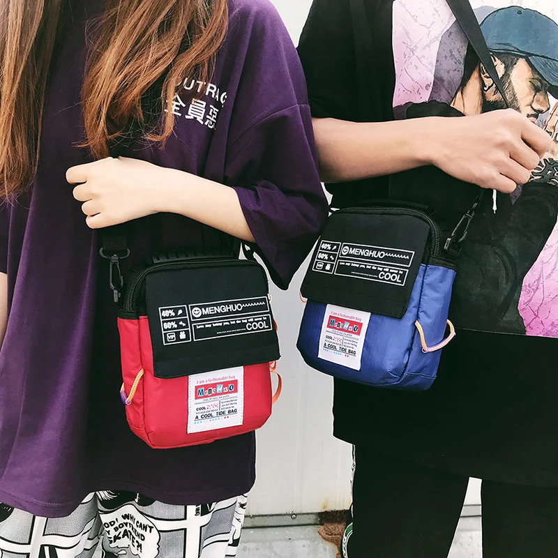 Menghuo 2018 New Crossbody Bag Multifunctional Men Bag Retro Women Handbags Nylon Shoulder Bags Messenger Bags Waist Packs Bags (2)