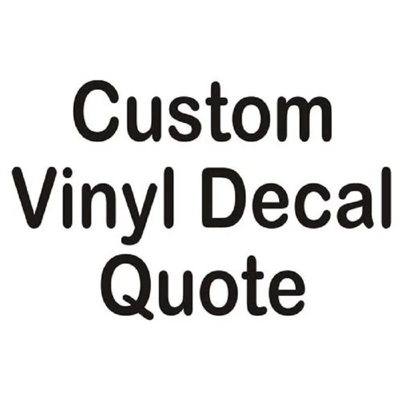 

DIY Vinyl Quotes Wall Decal Custom Made Wall Sticker Personalized Pattern Picture Wall Mural Wallpaper Customization