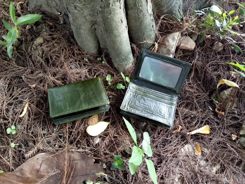 Oliver Green Waxed Credit Card Holder  (2)