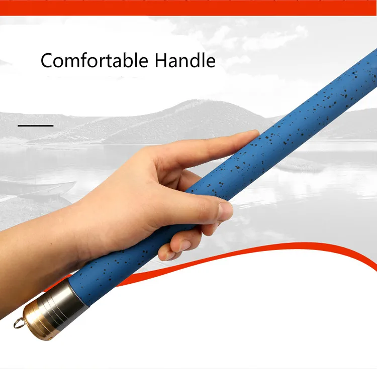 Portátil Equipamentos De Pesca De Alto Carbono Vara de Pesca