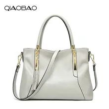 QIAOBAO новые сумки из натуральной кожи модные сумки с кисточками верхний слой воловья кожа большая сумка на плечо дизайнерская женская сумка