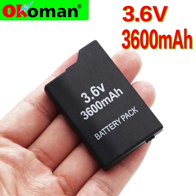 

3600mAh 3.6V Lithium Ion Rechargeable Battery Pack Replacement for Sony PSP 2000/3000 PSP-S110 Console