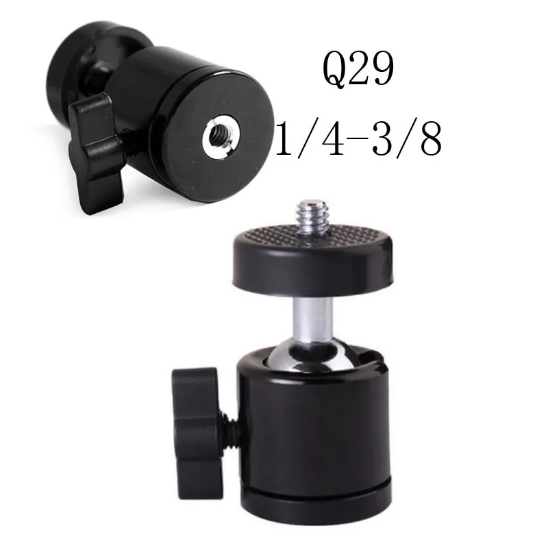 Metal Q29 Mini Ball Head / Ballhead 1/4" Mount for Camera Tripod for