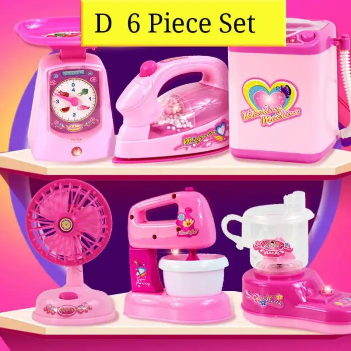 Aparelho de Cozinha Brinquedos com Luz Presente do Miúdo Pces Crianças Música Plástico Menina Fingir Jogar Brinquedo Conjunto An88 6 - 12 9 High Quality Brinquedos e hobbies